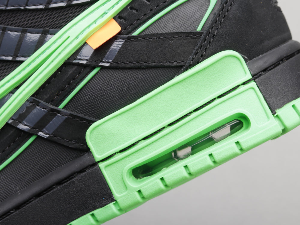 EI -OW x Rubber Dunk Black & Green