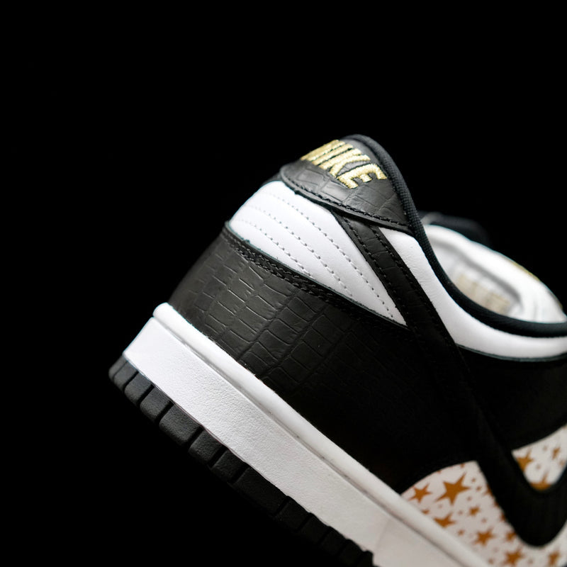 EI -SUP x DUNK black and white gold