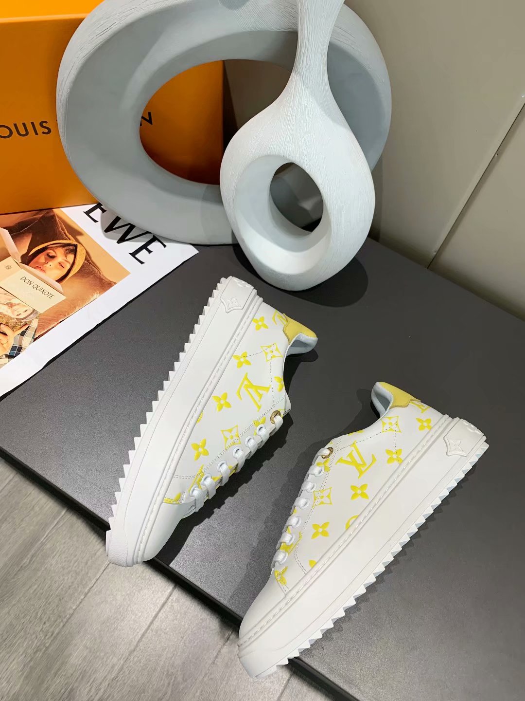 EI -LUV Time Out Yellow Sneaker