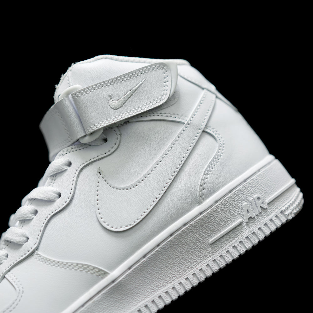 EI -AF1 pure white mid-top