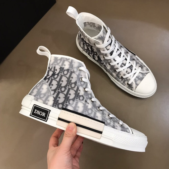 EI -DIR B23 Black and White HIGH-TOP SNEAKER