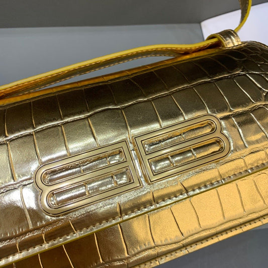 Balen Gossip Small Shoulder Bag Gold, For Women,  Bags 9.1in/23cm