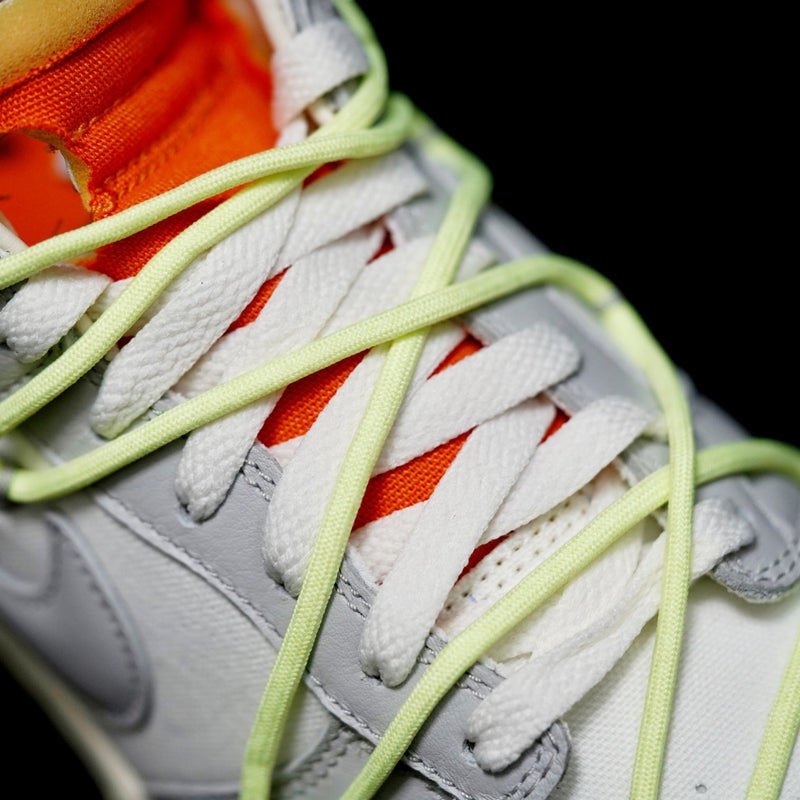 EI -OW x Dunk (NO.43) green shoelace orange buckle