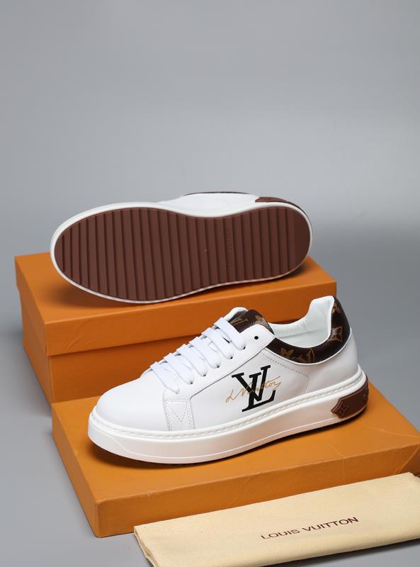 EI -LUV White Brown Sneaker