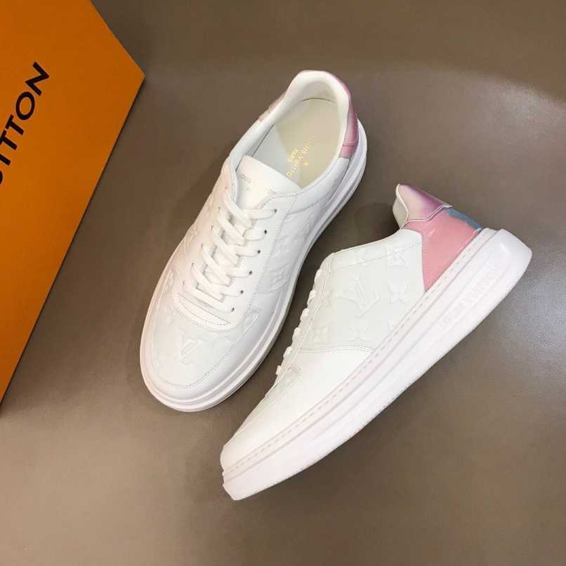 EI -LUV Beverly Hills White Pink Sneaker