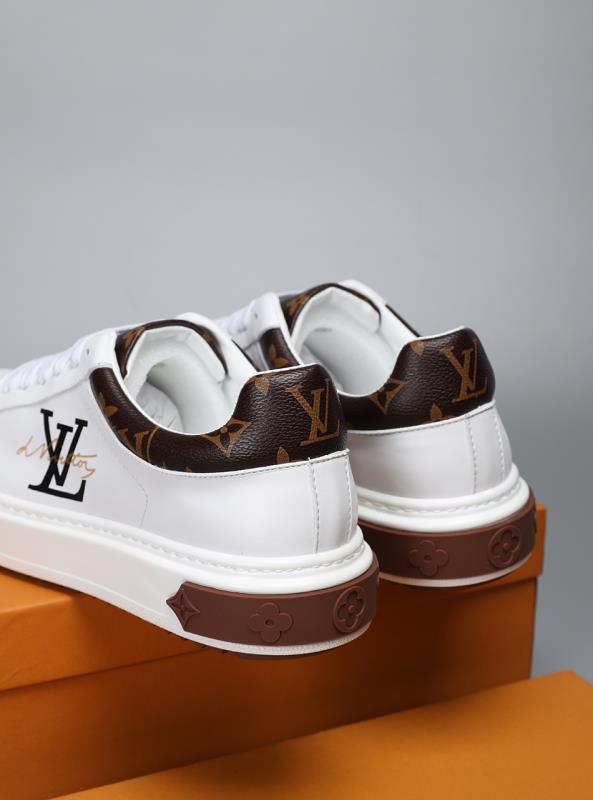 EI -LUV White Brown Sneaker