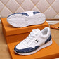 EI -LUV Beverly Hills Hours Blue White Sneaker