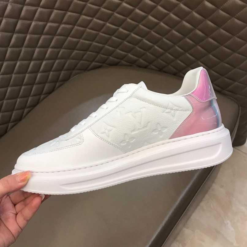 EI -LUV Beverly Hills White Pink Sneaker