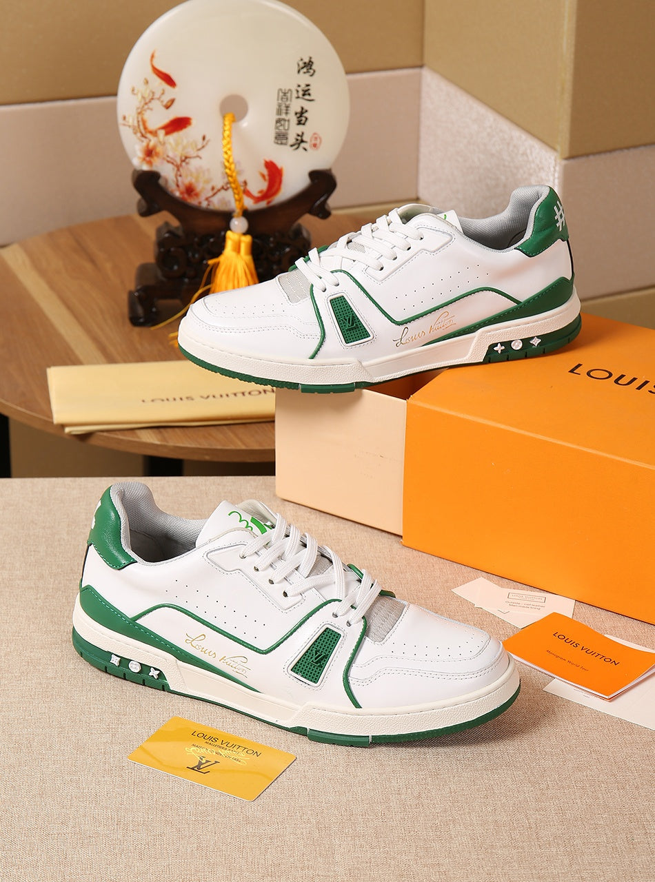 EI -LUV Traners Vert Green Sneaker