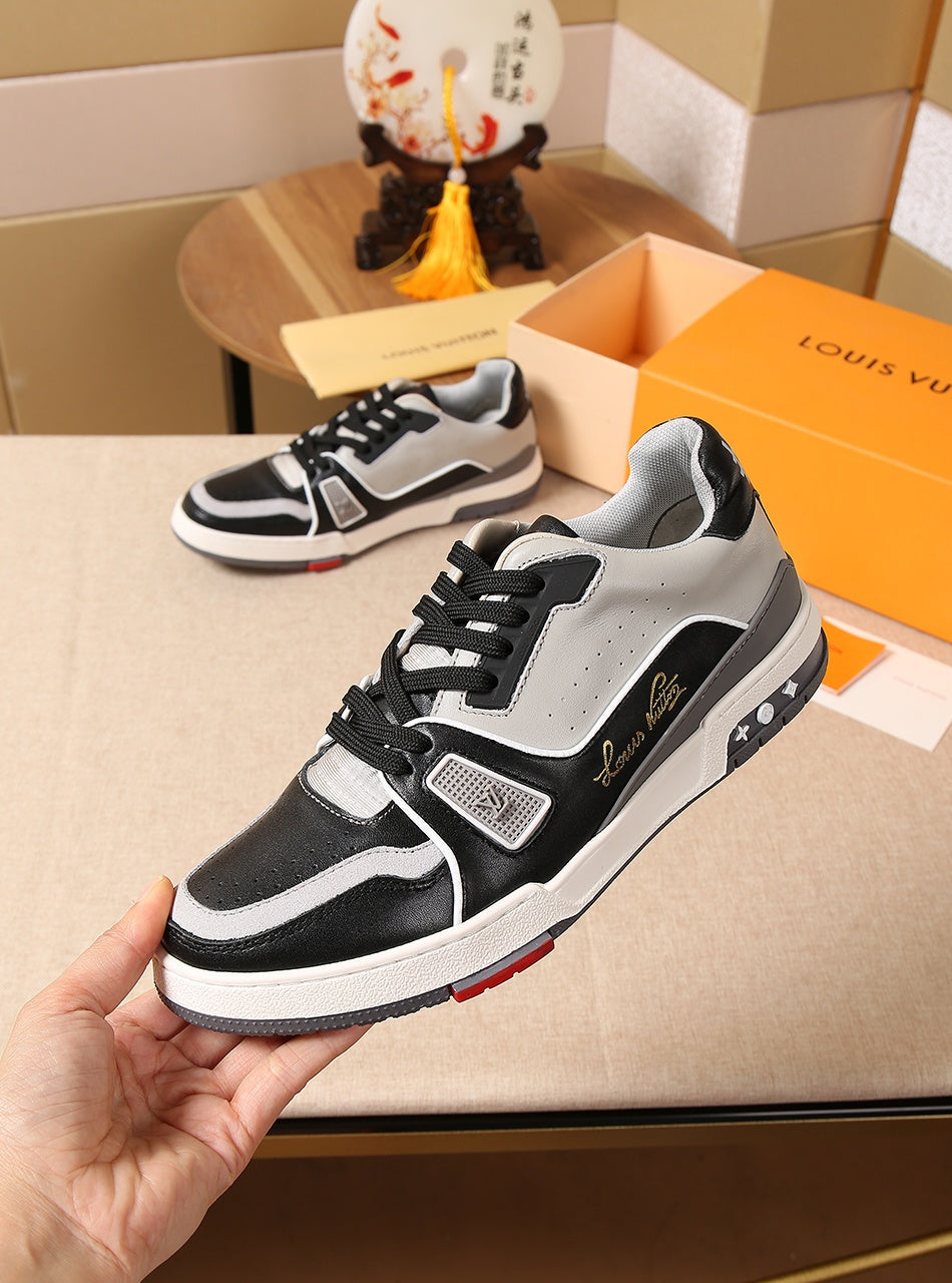 EI -LUV SurfaCE In CEnogram Black Gray Sneaker