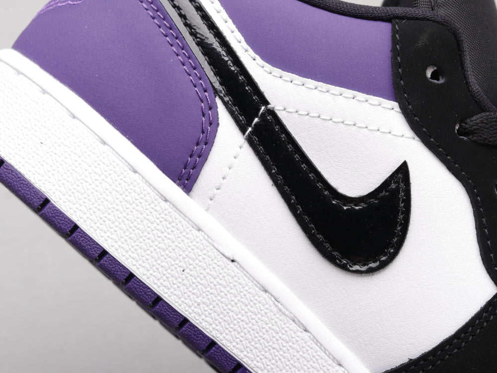 EI -AJ1 Black and purple toes