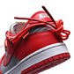 EI -OW x Dunk Silver Red