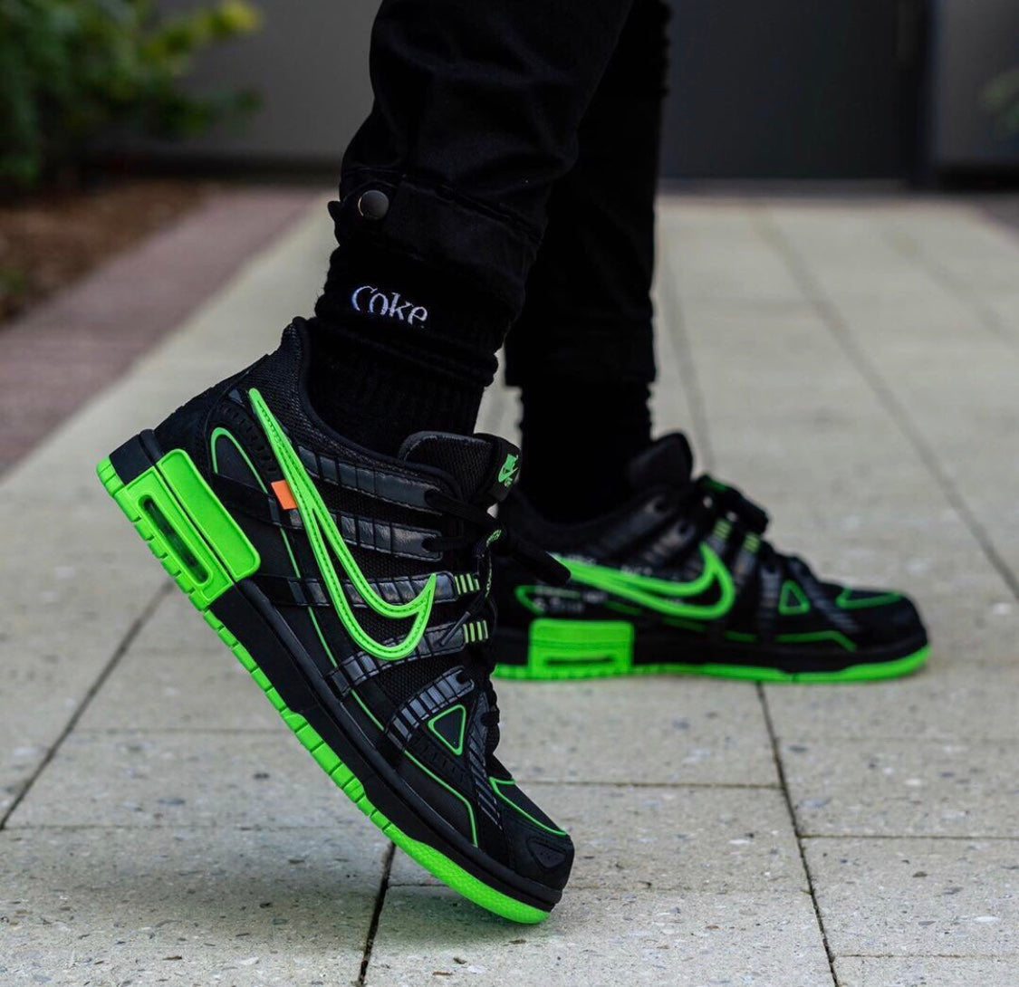 EI -OW x Rubber Dunk Black & Green