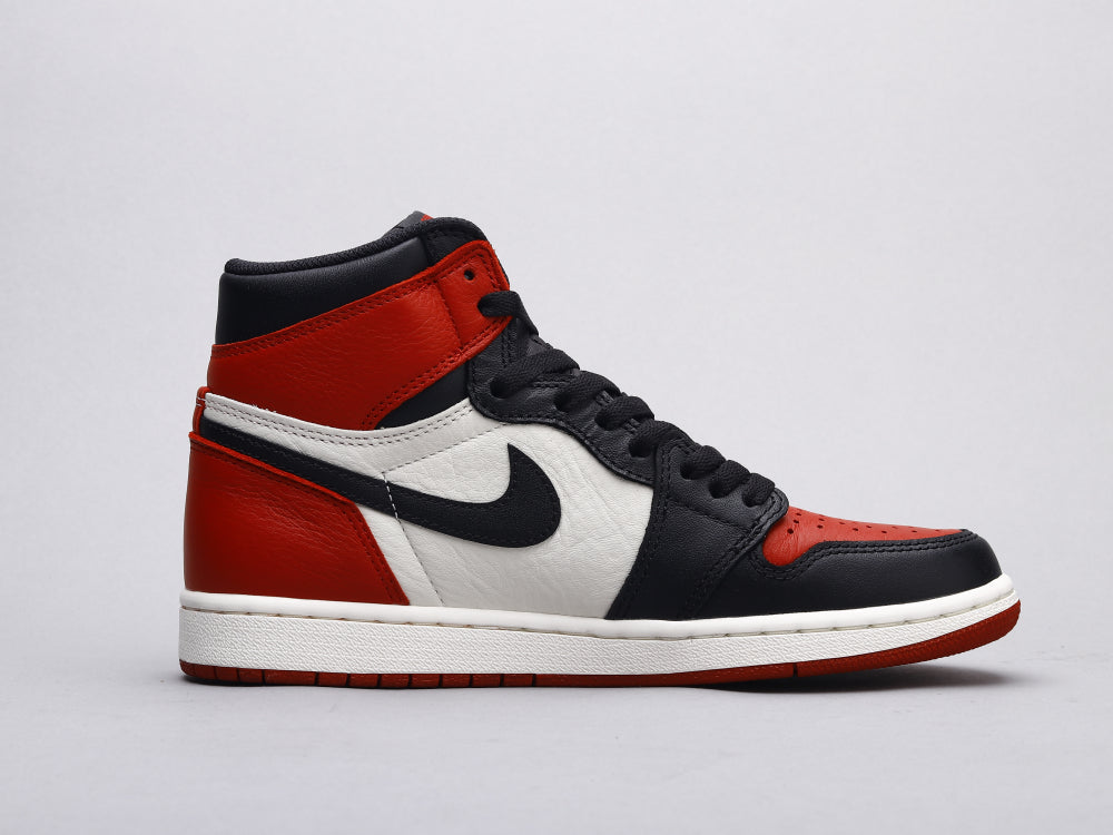 EI -AJ1 black red toe