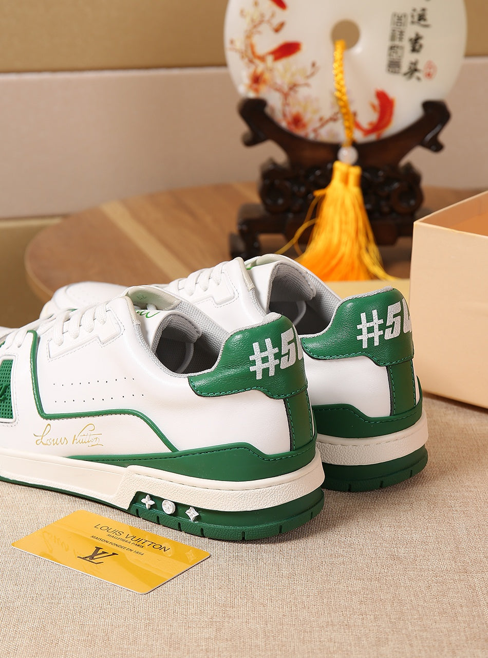 EI -LUV Traners Vert Green Sneaker