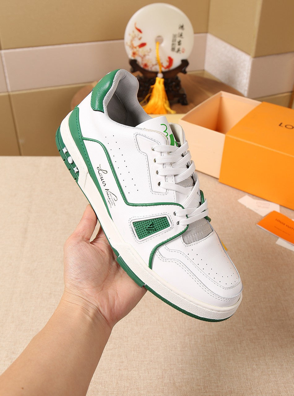 EI -LUV Traners Vert Green Sneaker