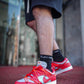 EI -OW x Dunk Silver Red