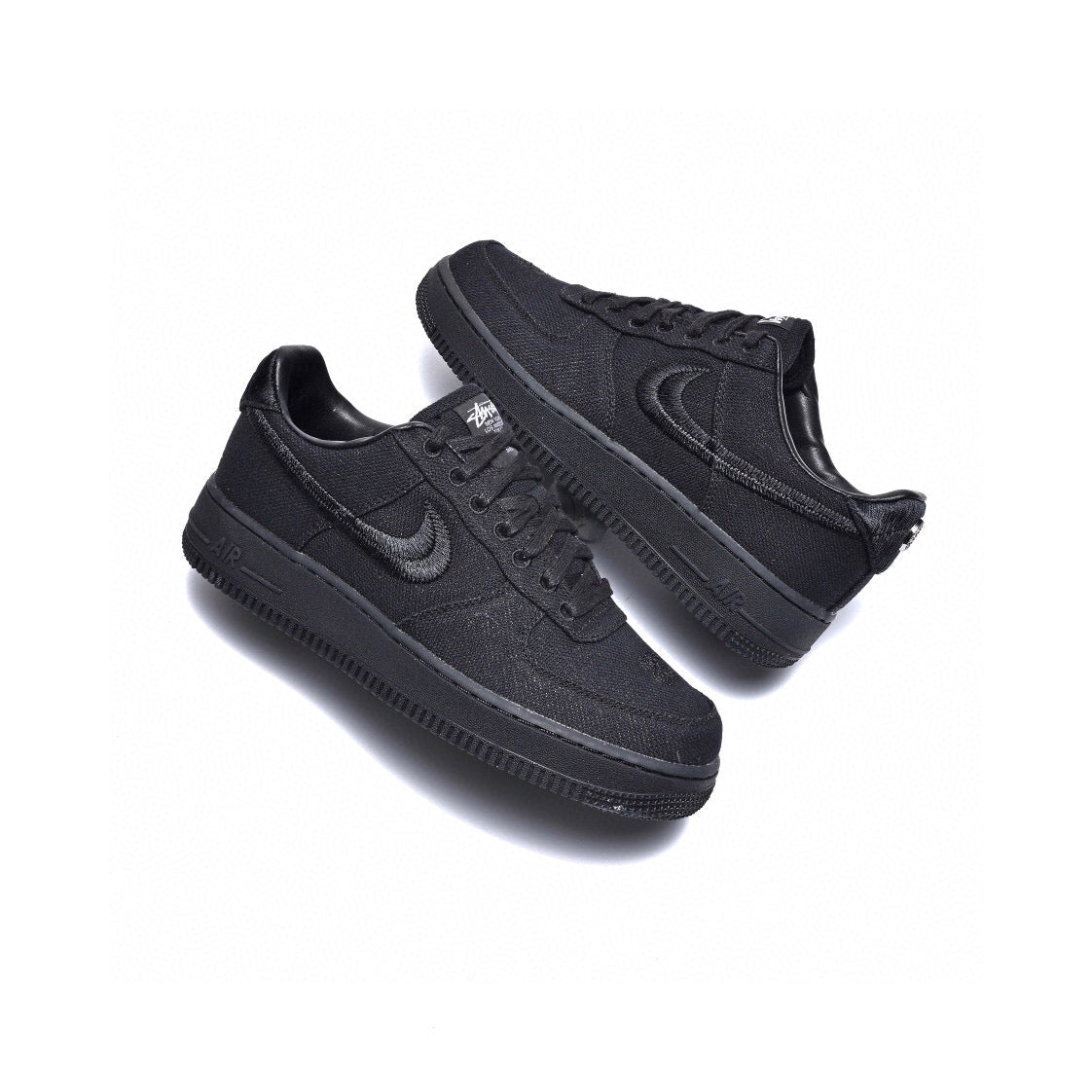 EI -AF1 x Stussy Collaboration Pure Black