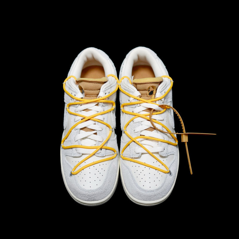 EI -OW x Dunk (NO.39) yellow shoelace brown buckle