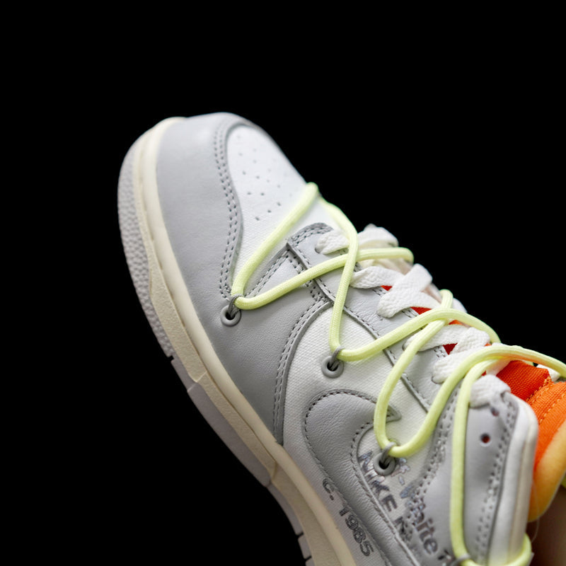 EI -OW x Dunk (NO.43) green shoelace orange buckle