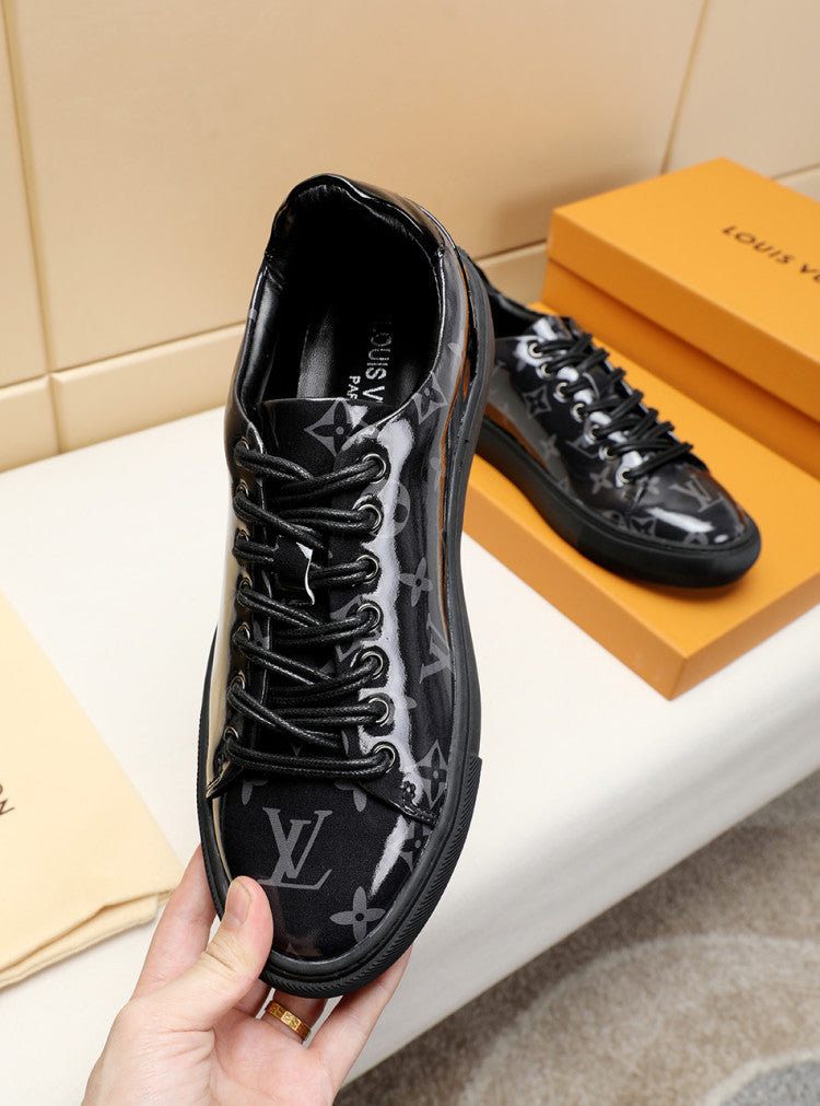 EI -LUV Low CEnogram Black Breathable Sneaker