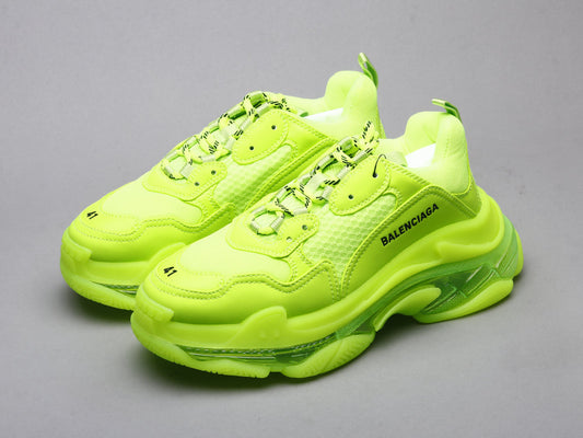 EI -Bla Air Cushion  Fluorescent Green Sneaker