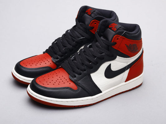 EI -AJ1 black red toe