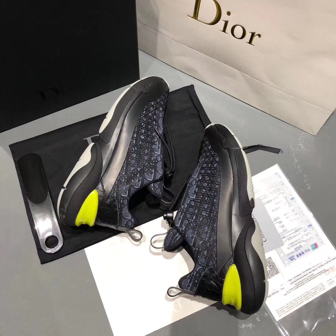 EI -DIR B24 CEnogram Black Yellow Sneaker