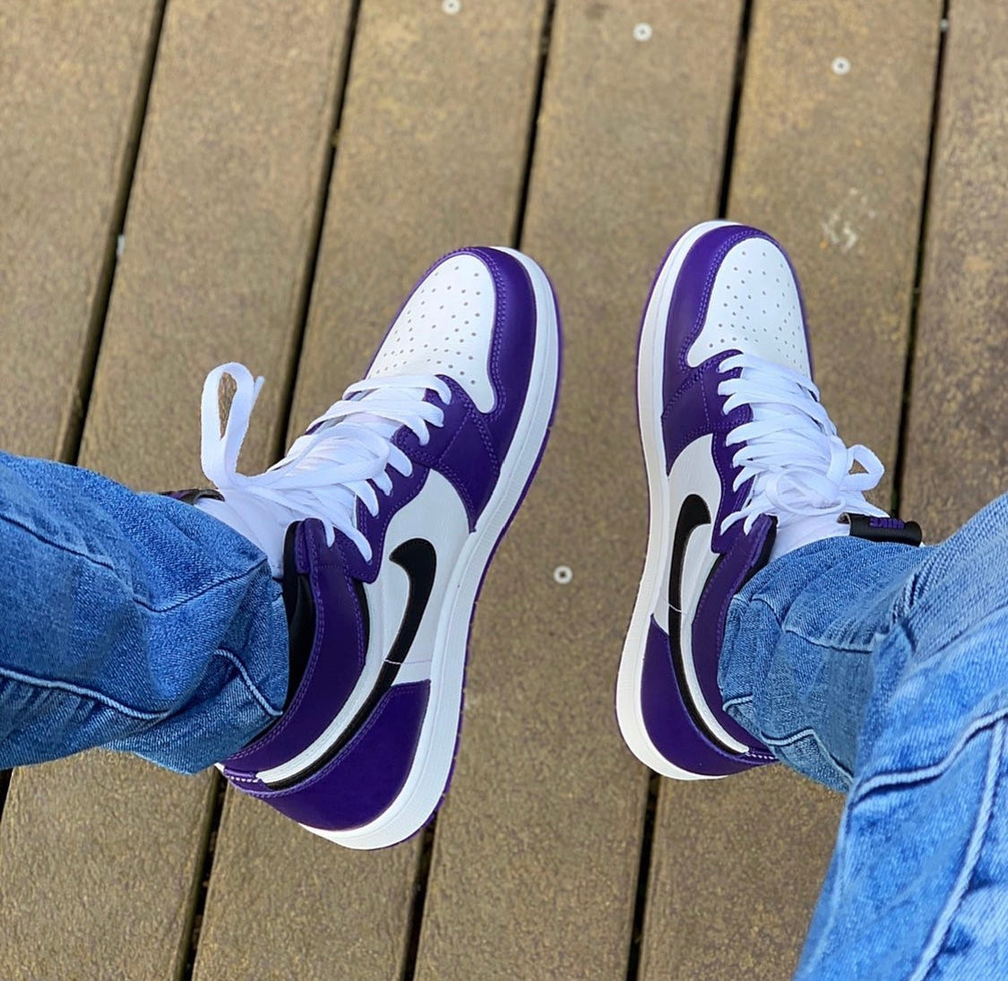 EI -AJ1 Zi Jia Ge new purple toe