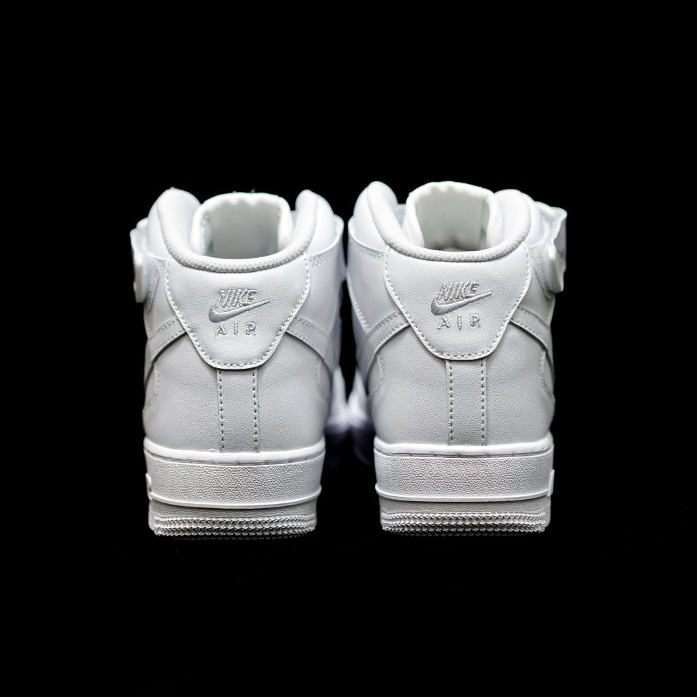 EI -AF1 pure white mid-top