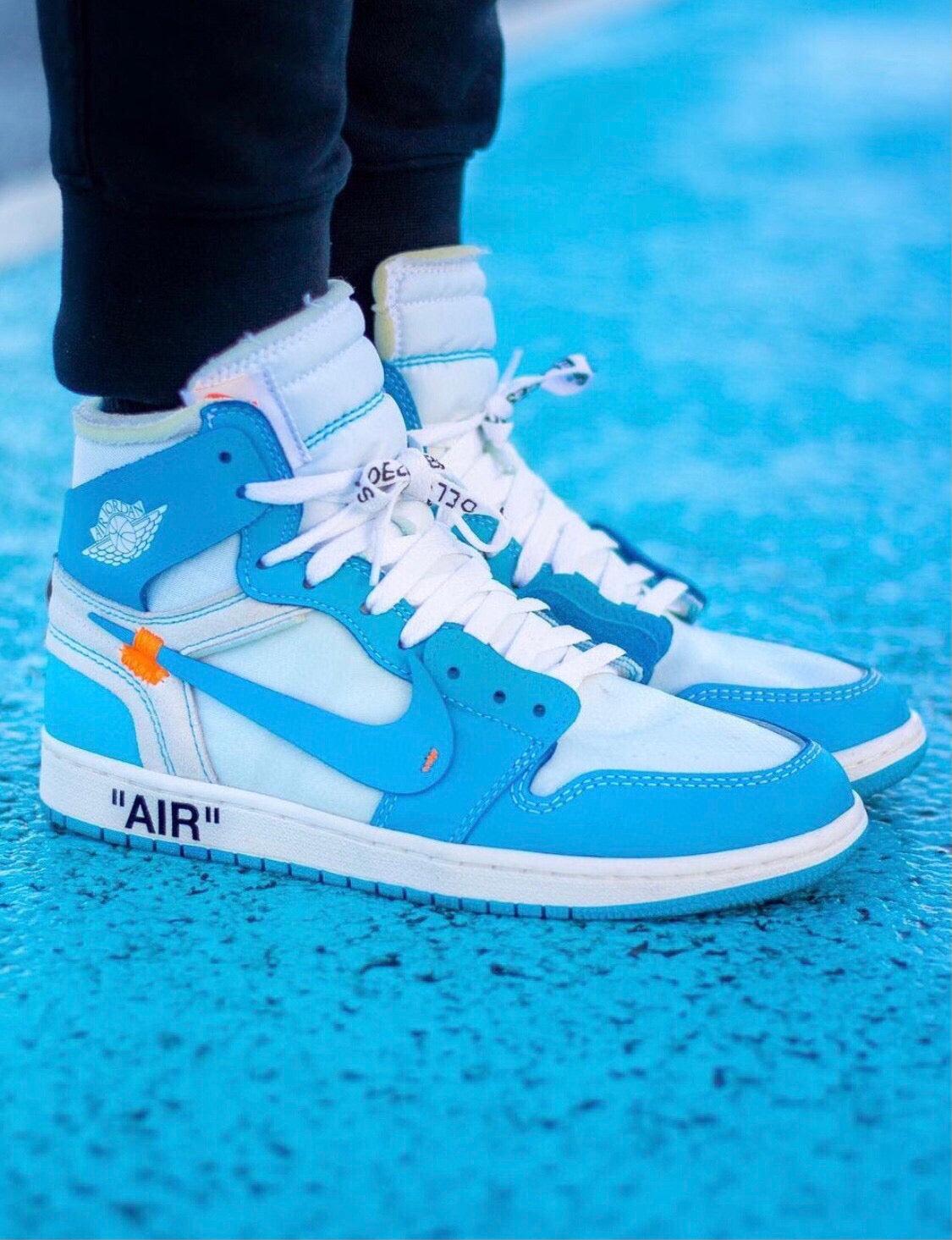 EI -OW x AJ1 High North Carolina Blue