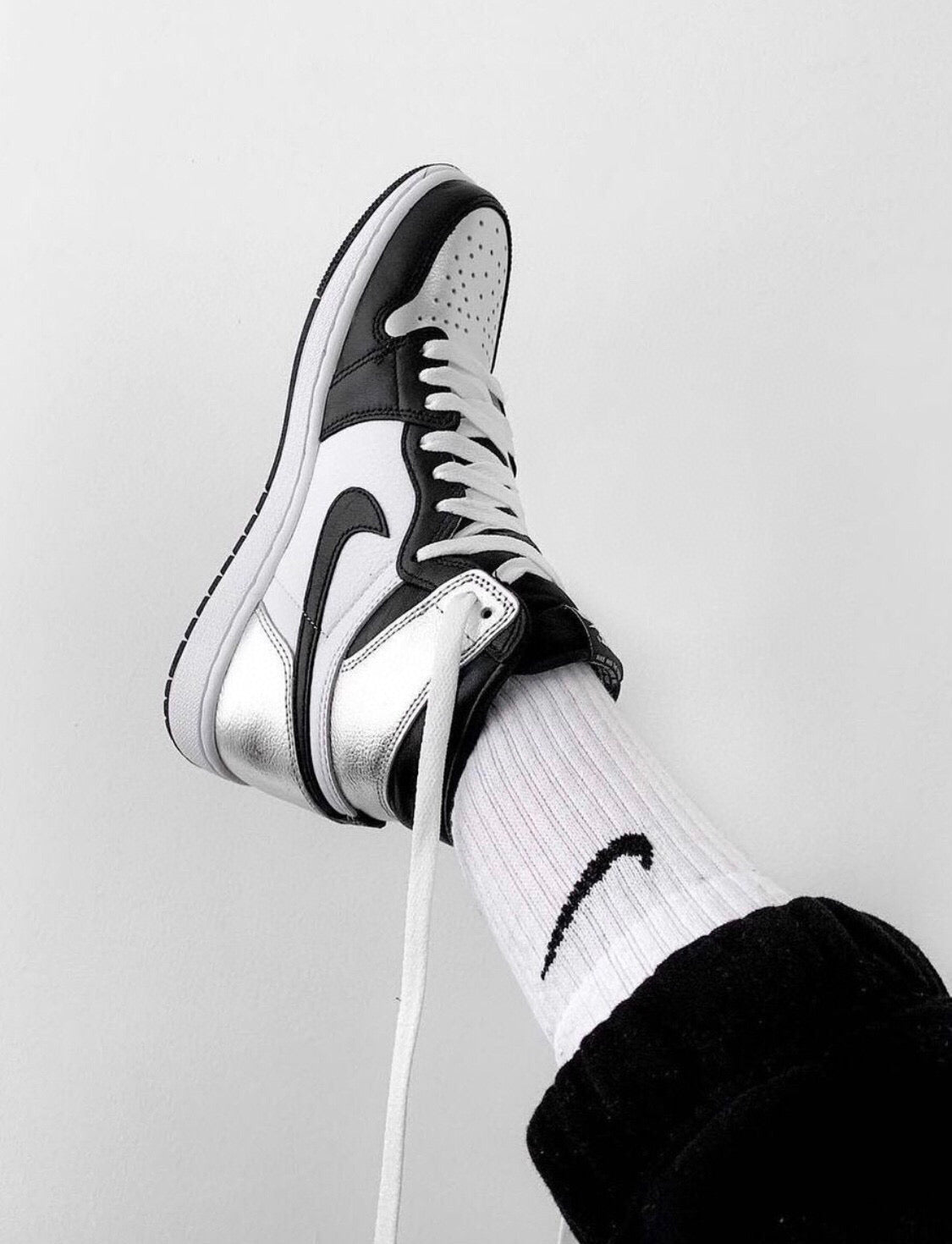 EI -AJ1 High Black Silver