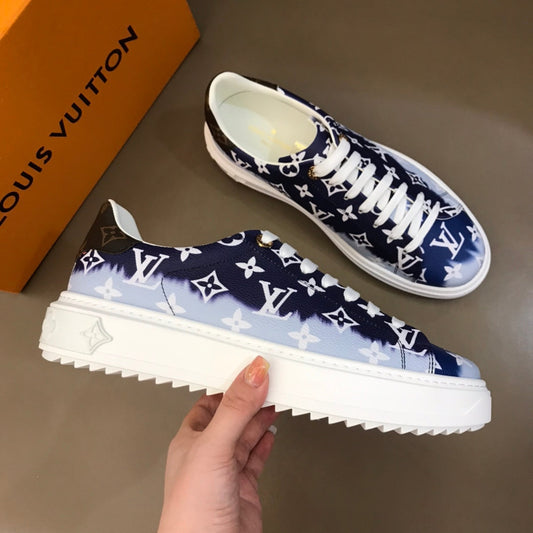 EI -LUV Casual Low Blue Sneaker