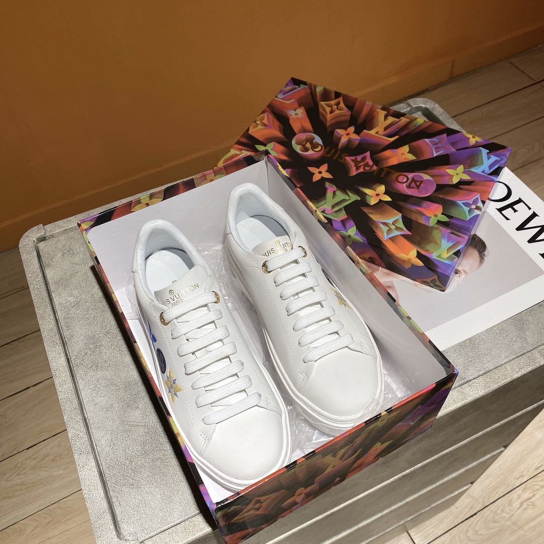 EI -LUV Time Out White Sneaker