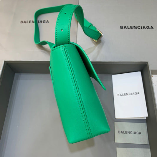 Balen Downtown XS Shoulder Bag In Green, For Women,  Bags 10in/25cm