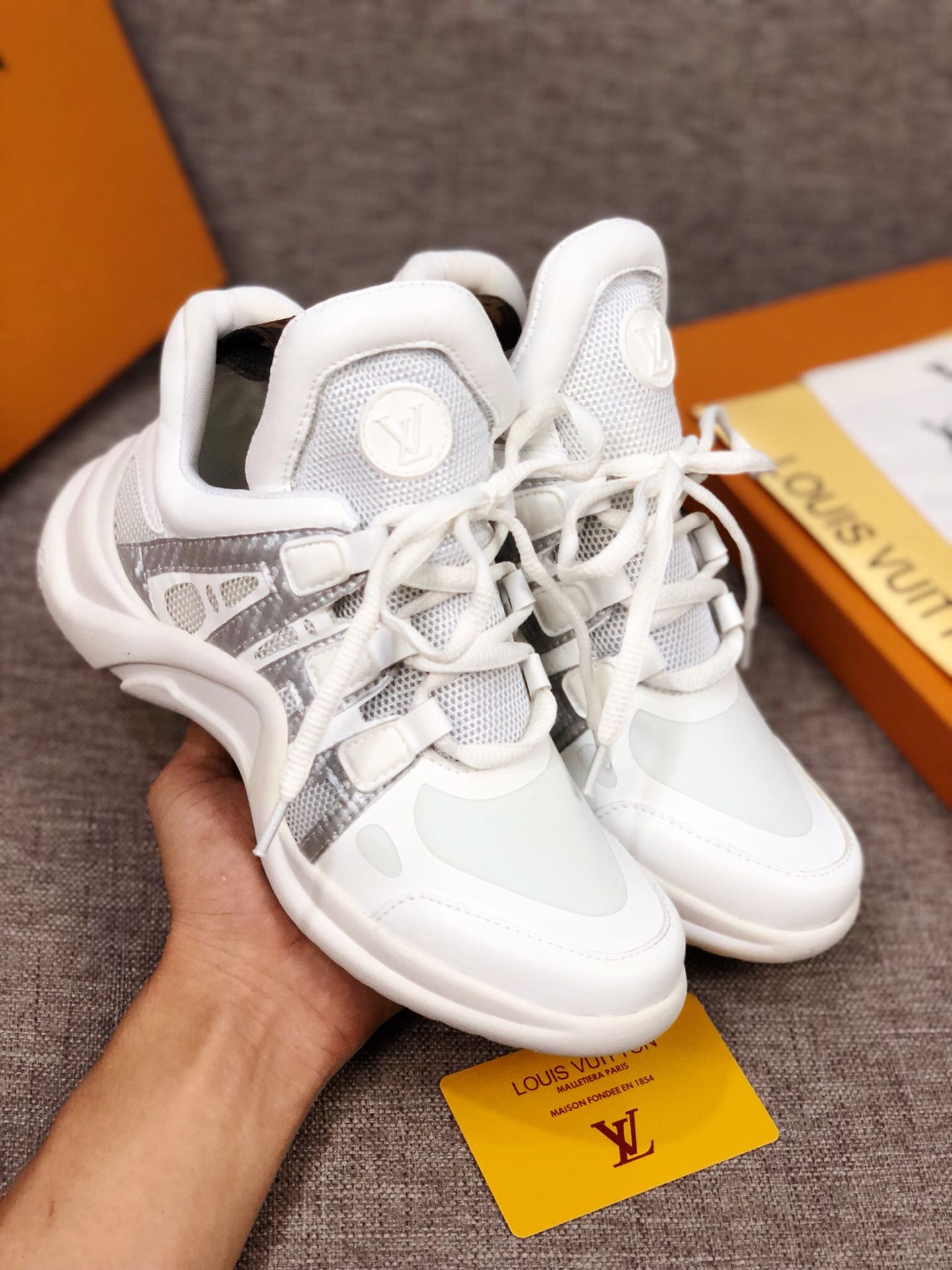 EI -LUV Archlight White Sneaker