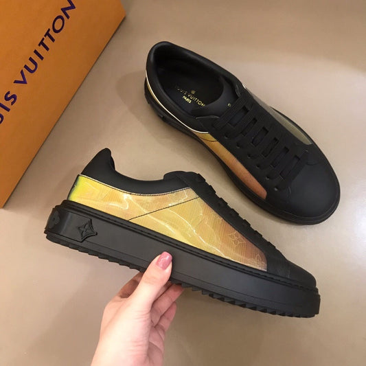 EI -LUV Time Out Black Yellow Sneaker