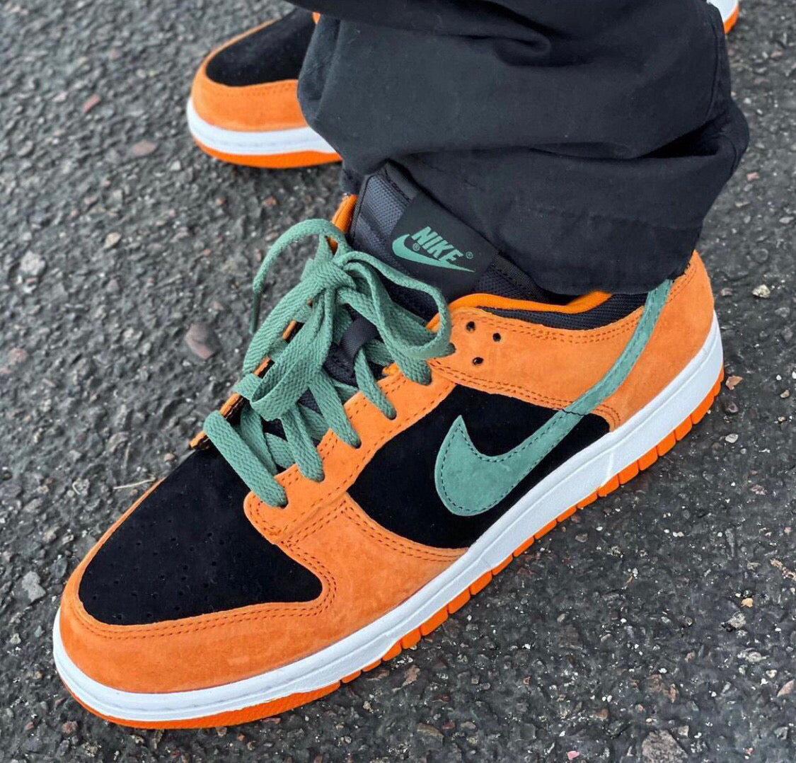 EI -NKE Dunk Ceramic Black Orange