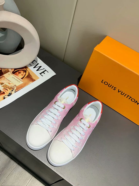 EI -LUV Time Out Orange White Sneaker