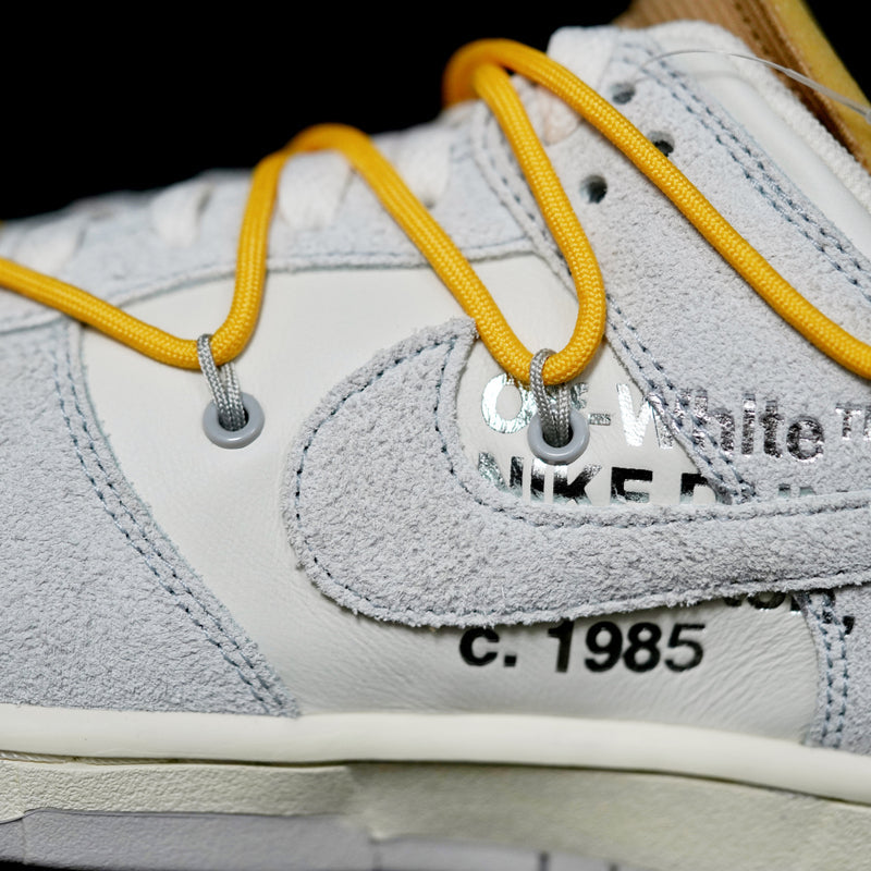 EI -OW x Dunk (NO.39) yellow shoelace brown buckle