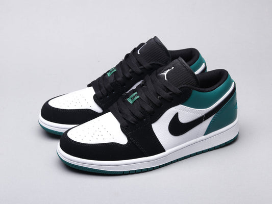 EI -AJ1 black and green toes