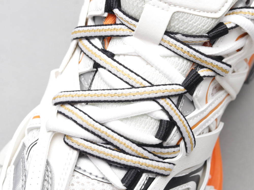 EI -Bla Track Orange White Sneaker