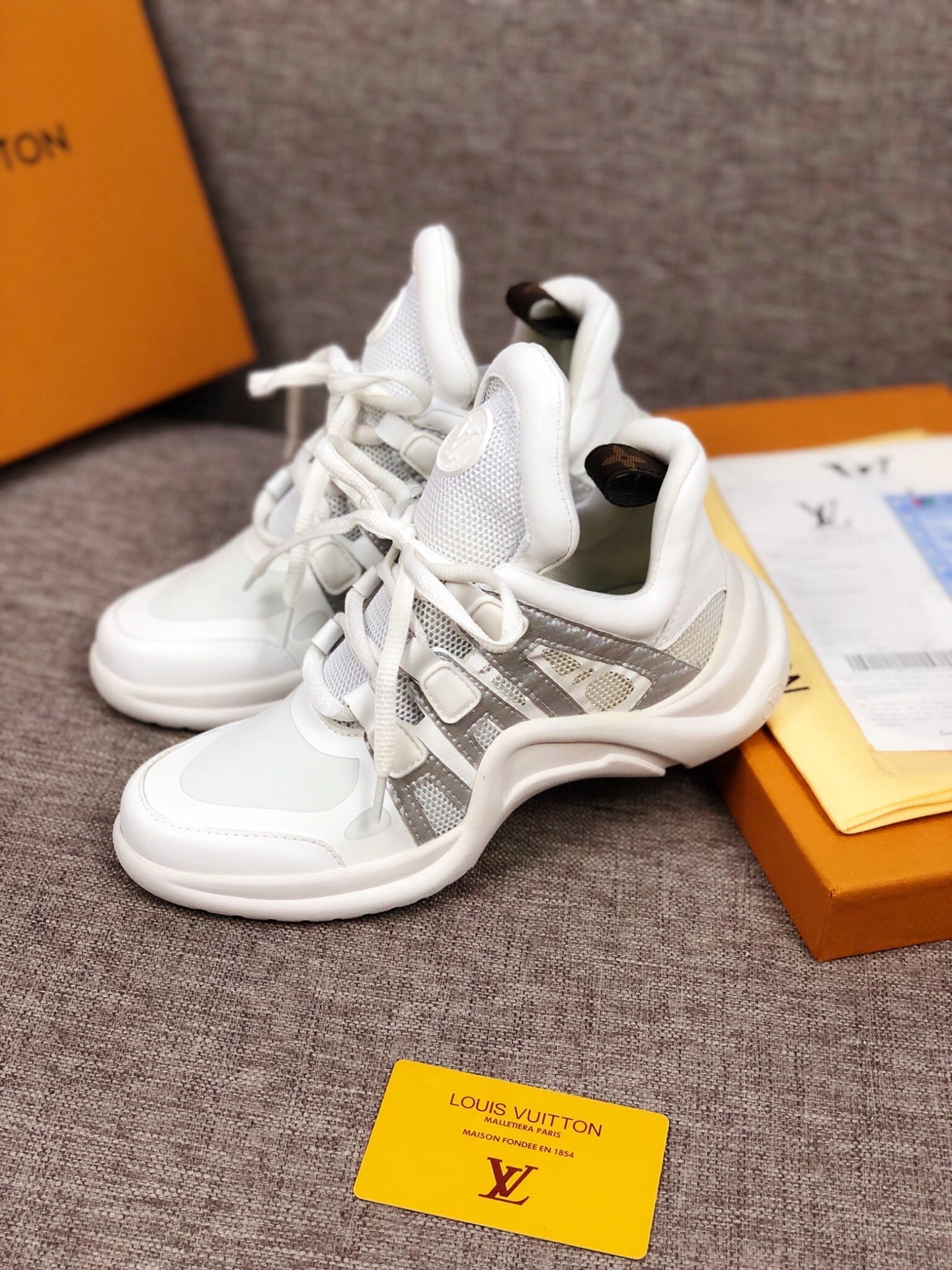 EI -LUV Archlight White Sneaker