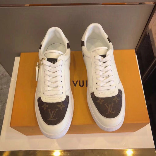 EI -LUV Rivoli Low Brown White Sneaker