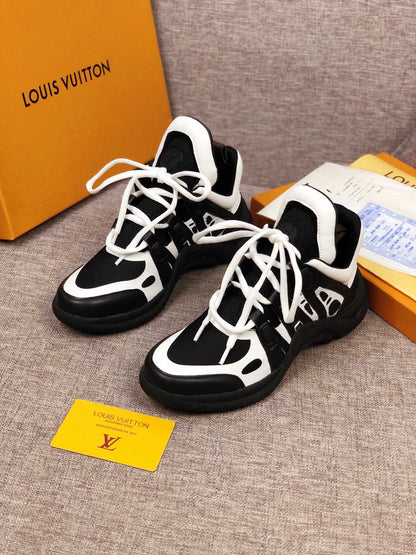 EI -LUV Archlight Black White Sneaker