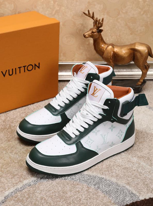 EI -LUV Rivoli High Green Sneaker