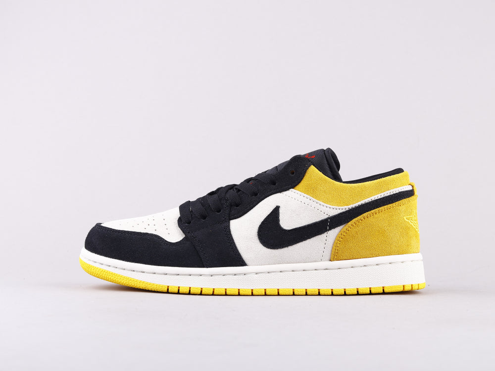 EI -AJ1 black and yellow toes