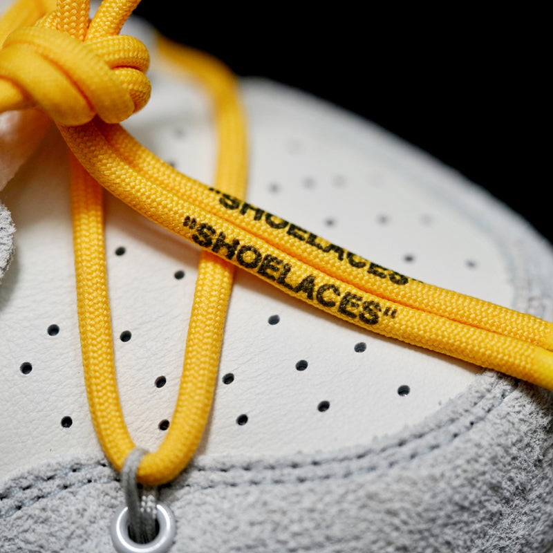 EI -OW x Dunk (NO.39) yellow shoelace brown buckle