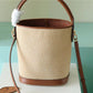 LV Petit Bucket Raffia Caramel Brown For Women, Women’s Bags, Shoulder And Crossbody Bags 9.4in/24cm LV M59961